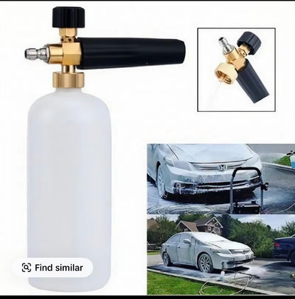 Stubby Pressure Washer Gun with Snow Foam & Attachments