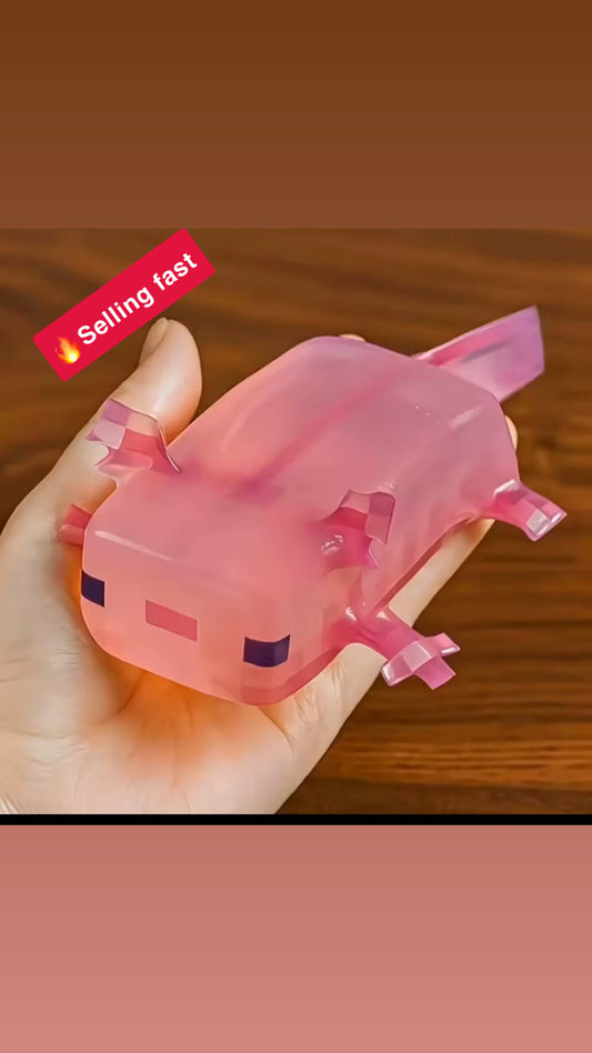 Axolotl Squeeze Soft Squishy Stretchable Stress Relief Perfect for Halloween Christmas Birthday Party Favor Classroom