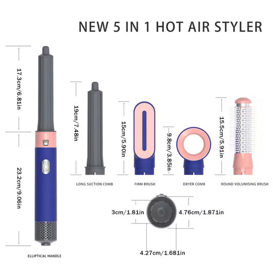 5-1 Professional Hair Styling Set