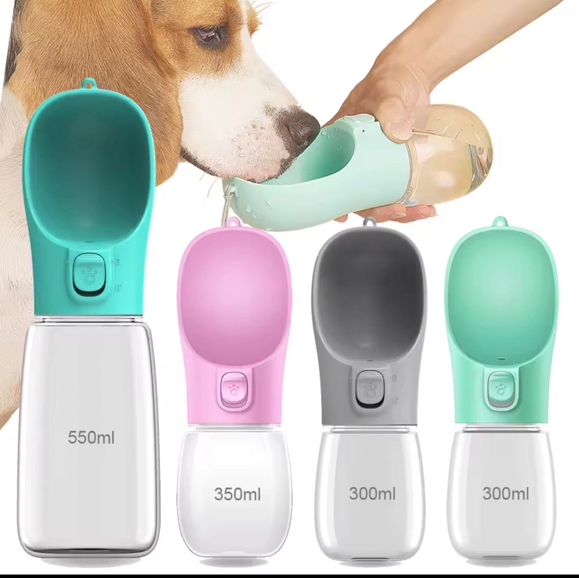 Dog Water Bottle — Leakproof Travel Water Feeder for Dogs & Cats