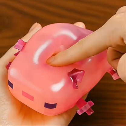 Axolotl Squeeze Squishy — Soft Stretchable Stress Relief Toy