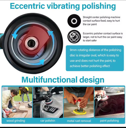 Cordless Car Polisher Buffer — 18V 6" Compatible with Makita Batteries