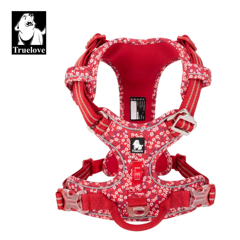 Truelove Floral Pet Harness — No-Pull Vest for Cats & Dogs