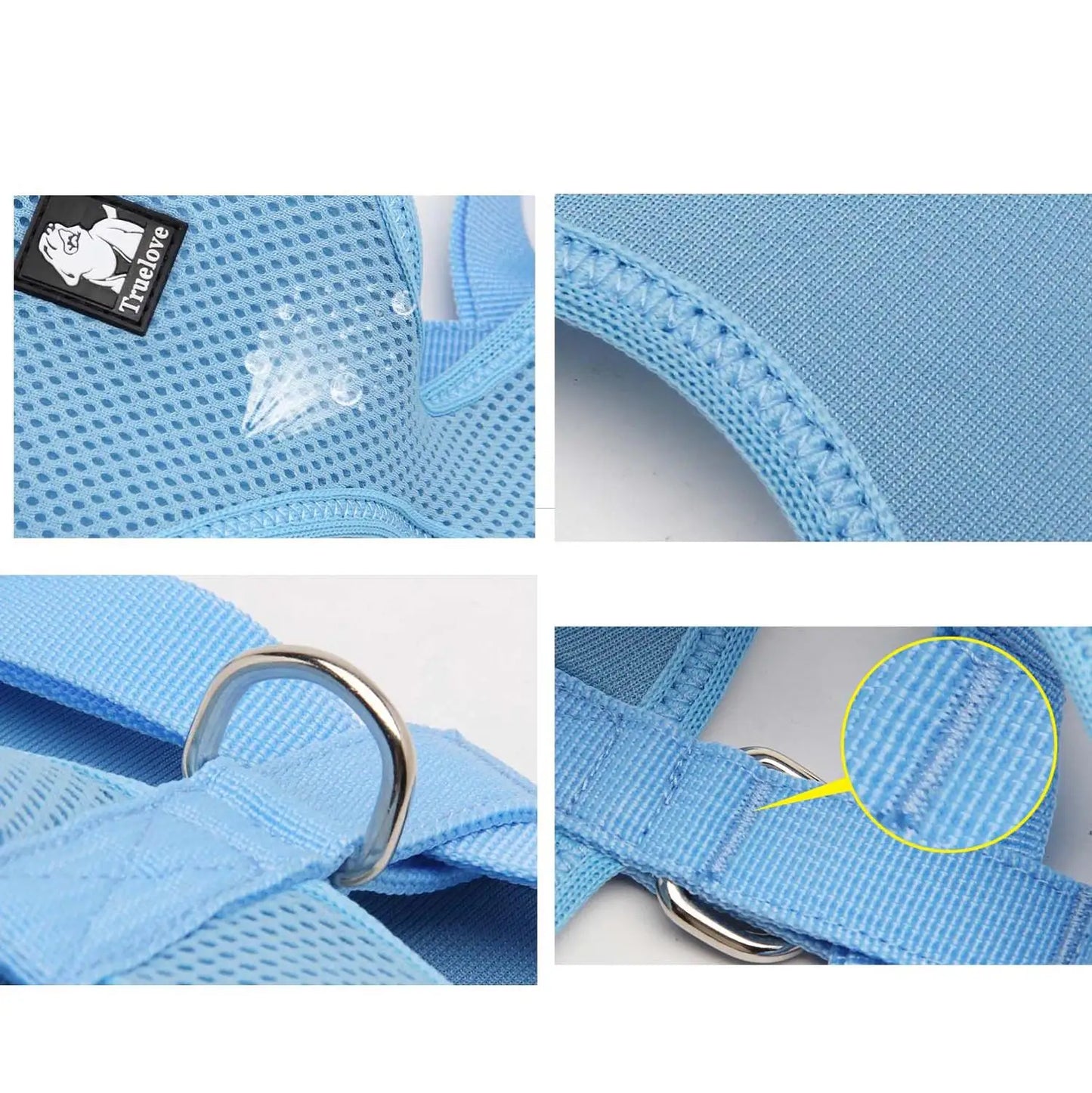 Truelove Mesh Dog Harness — Breathable Vest for Puppies & Cats