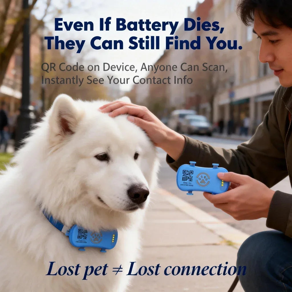 GPS Pet Tracker — Real-Time Tracking for Dogs & Cats