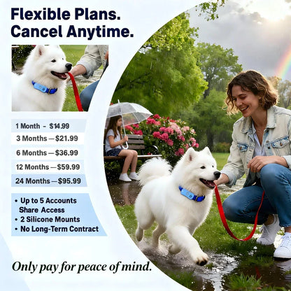 GPS Pet Tracker — Real-Time Tracking for Dogs & Cats