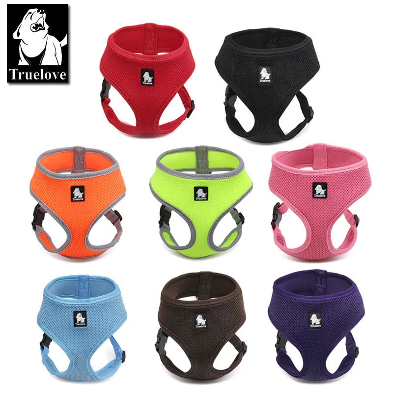 Truelove Mesh Dog Harness — Breathable Vest for Puppies & Cats