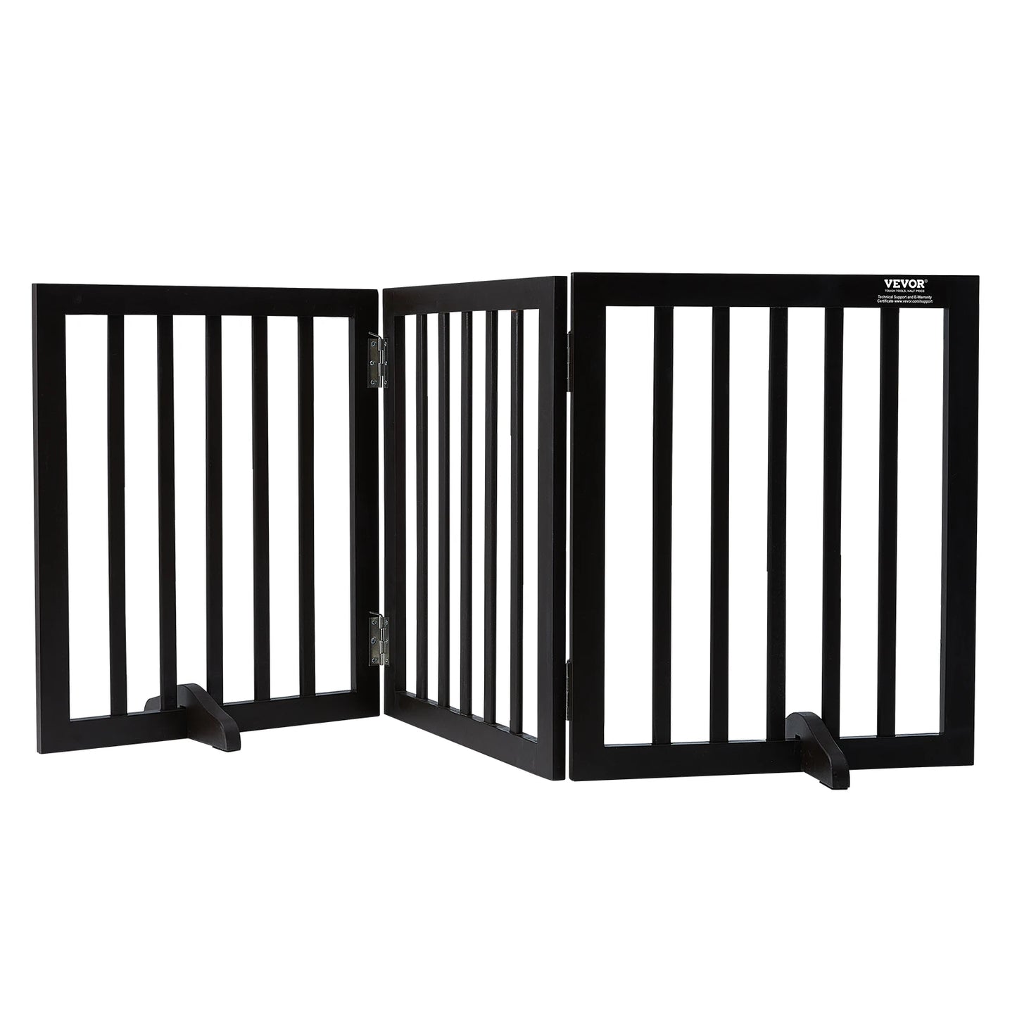 Freestanding Dog Gate — 3-Panel Foldable Pet Barrier