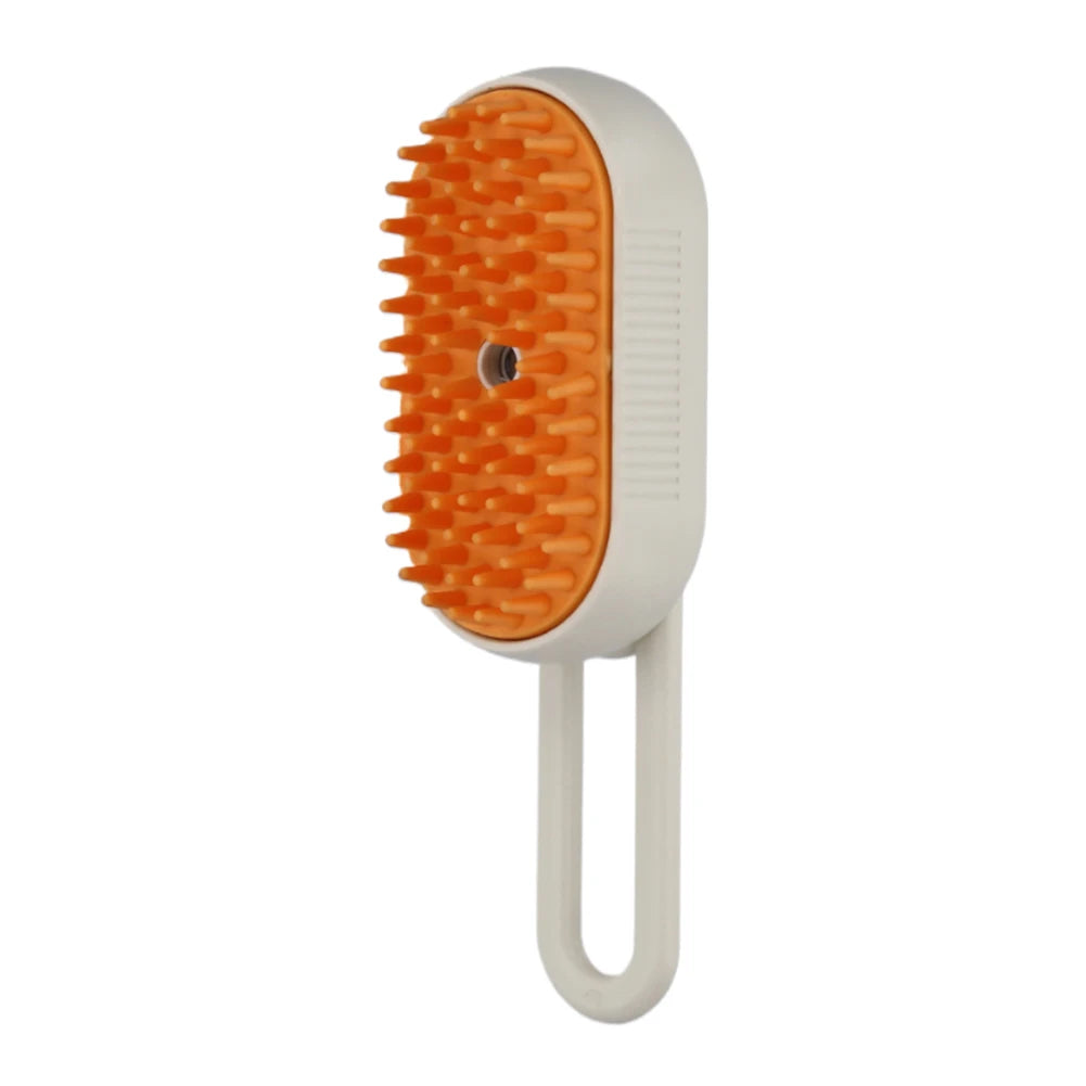 3-in-1 Electric Steam Pet Brush — Self-Cleaning Grooming Comb