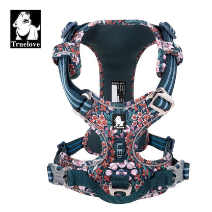 Truelove Floral Pet Harness — No-Pull Vest for Cats & Dogs