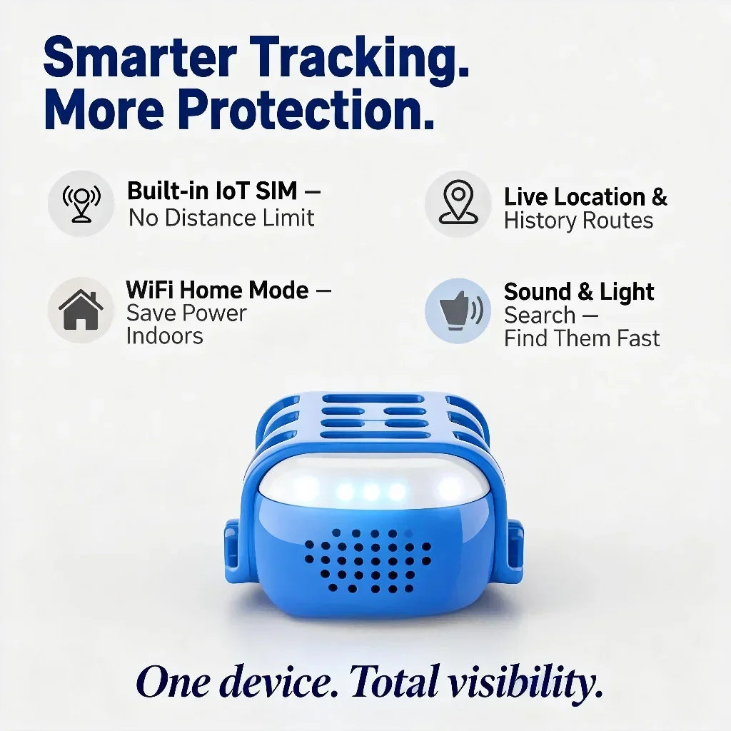 GPS Pet Tracker — Real-Time Tracking for Dogs & Cats