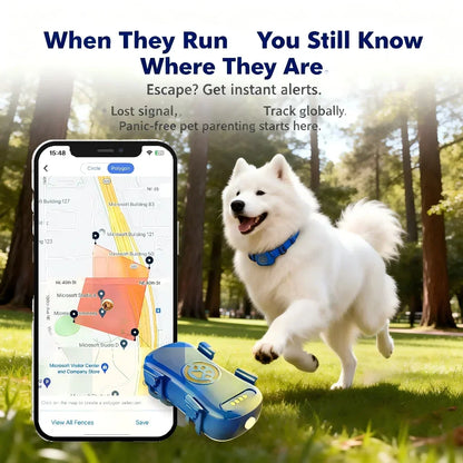 GPS Pet Tracker — Real-Time Tracking for Dogs & Cats