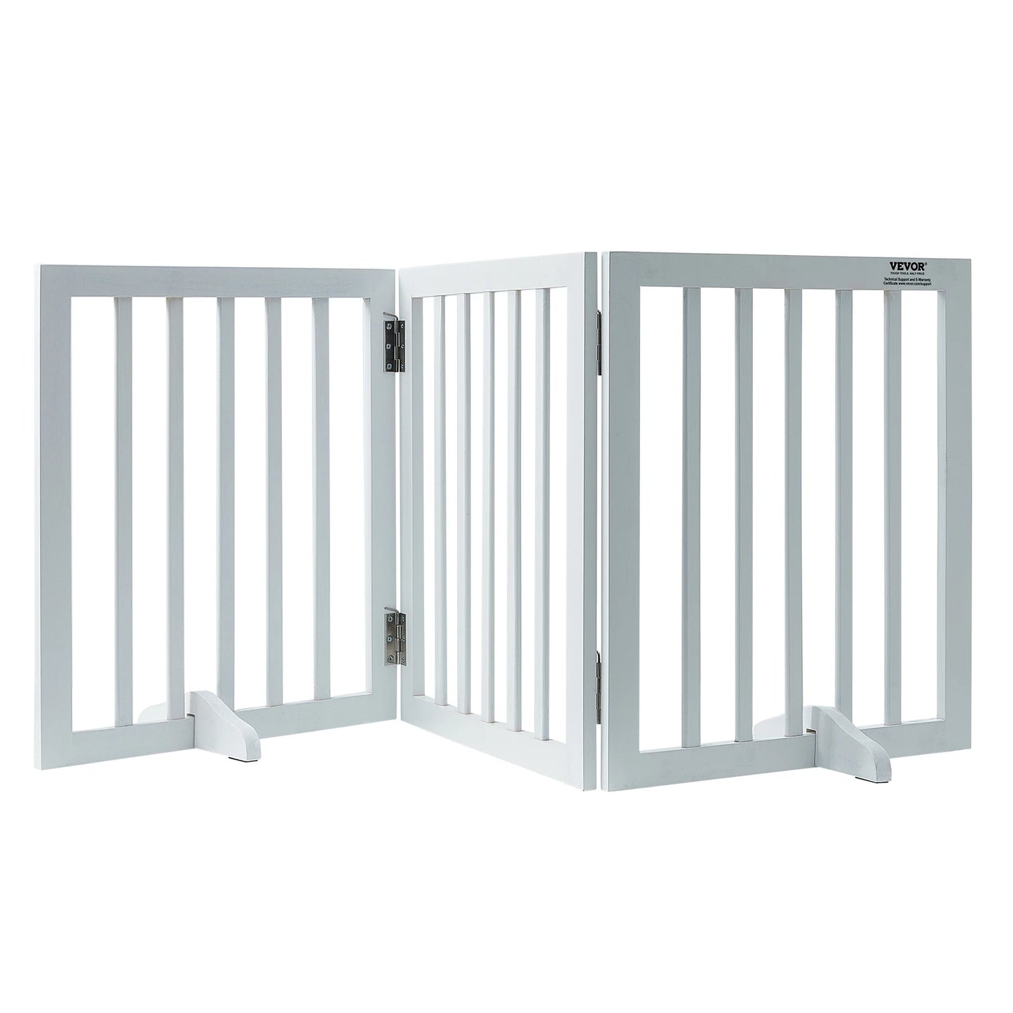 Freestanding Dog Gate — 3-Panel Foldable Pet Barrier