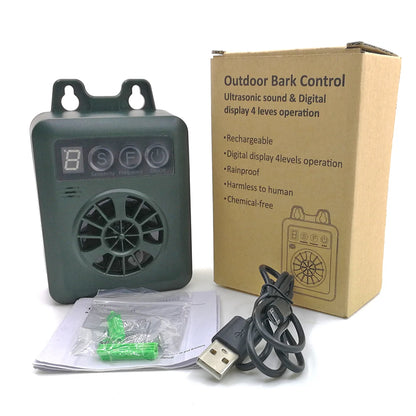 Ultrasonic Anti Barking Device — Rechargeable Dog Bark Control & Training Tool