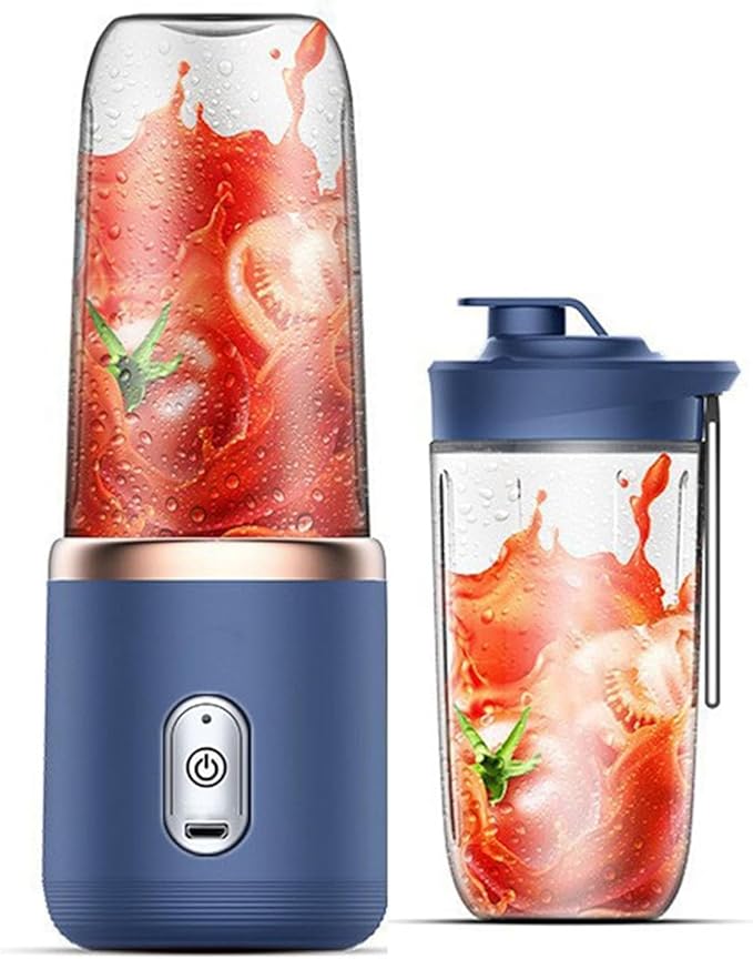 Portable Mini Juice Blender — Rechargeable, 6 Blades & Travel Cup