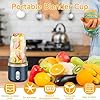 Portable Mini Juice Blender — Rechargeable, 6 Blades & Travel Cup