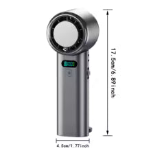 Mini Portable Hand Fan — 100 Speeds, 5200mAh Rechargeable