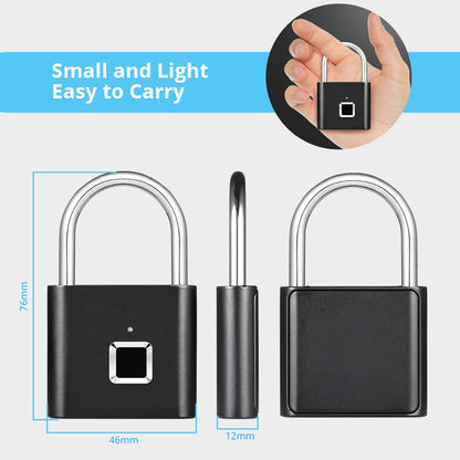 Fingerprint Padlock — Keyless Smart Lock
